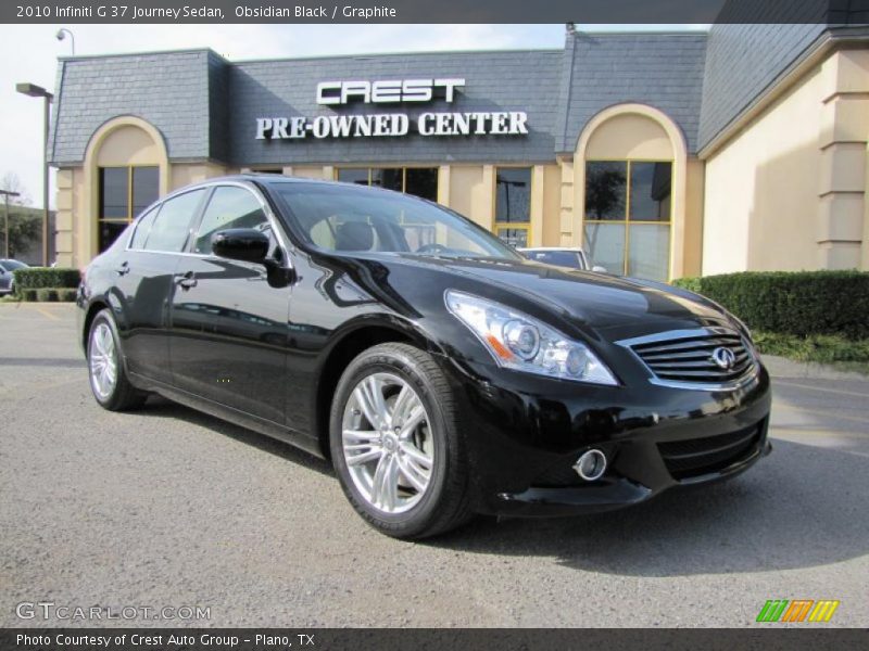 Obsidian Black / Graphite 2010 Infiniti G 37 Journey Sedan