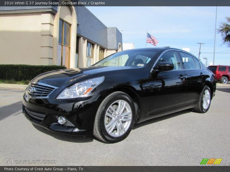 Obsidian Black / Graphite 2010 Infiniti G 37 Journey Sedan