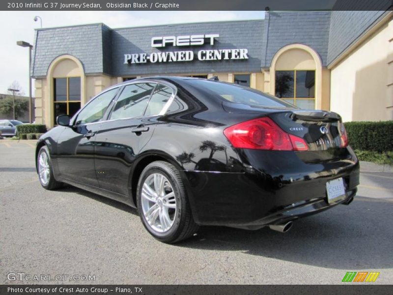 Obsidian Black / Graphite 2010 Infiniti G 37 Journey Sedan