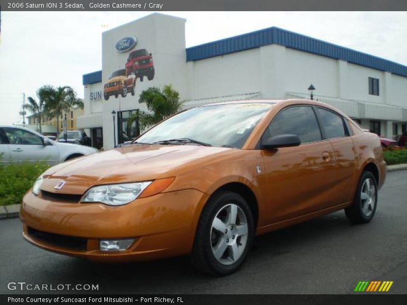 Golden Cashmere / Gray 2006 Saturn ION 3 Sedan