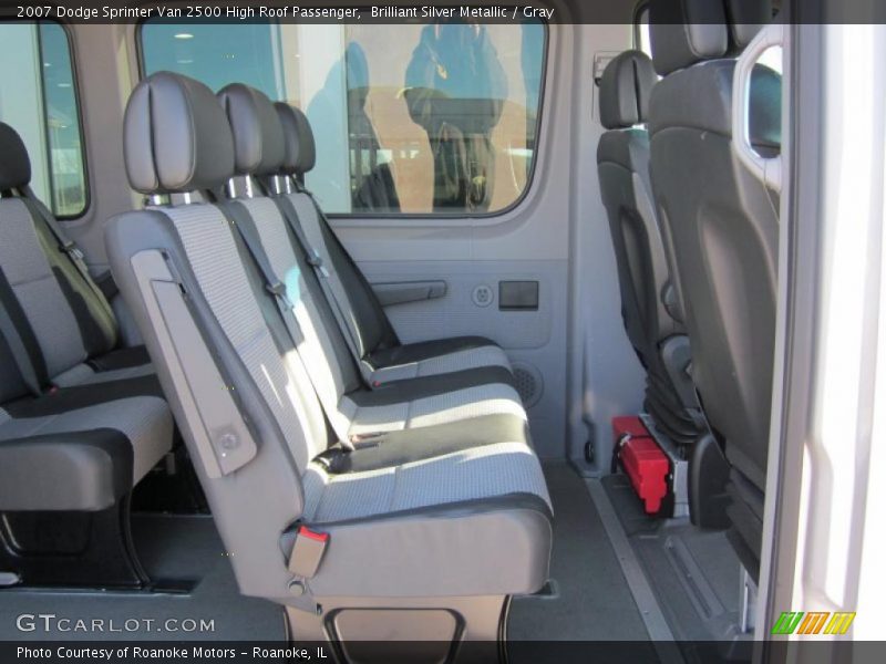  2007 Sprinter Van 2500 High Roof Passenger Gray Interior