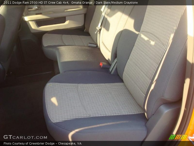 Omaha Orange / Dark Slate/Medium Graystone 2011 Dodge Ram 2500 HD ST Crew Cab 4x4