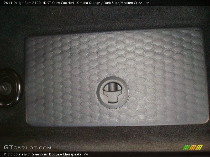 Omaha Orange / Dark Slate/Medium Graystone 2011 Dodge Ram 2500 HD ST Crew Cab 4x4