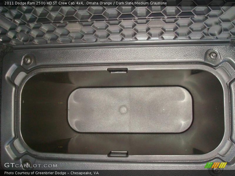 Omaha Orange / Dark Slate/Medium Graystone 2011 Dodge Ram 2500 HD ST Crew Cab 4x4