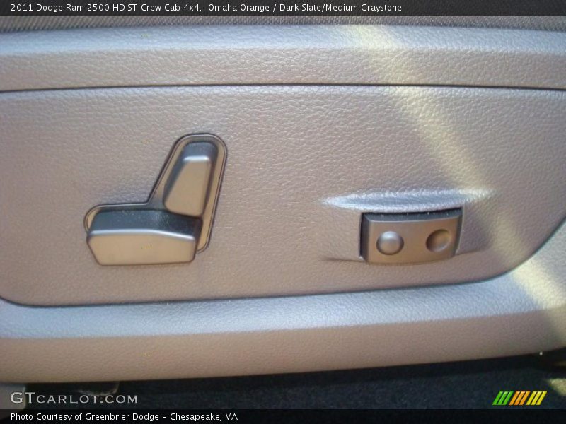 Omaha Orange / Dark Slate/Medium Graystone 2011 Dodge Ram 2500 HD ST Crew Cab 4x4