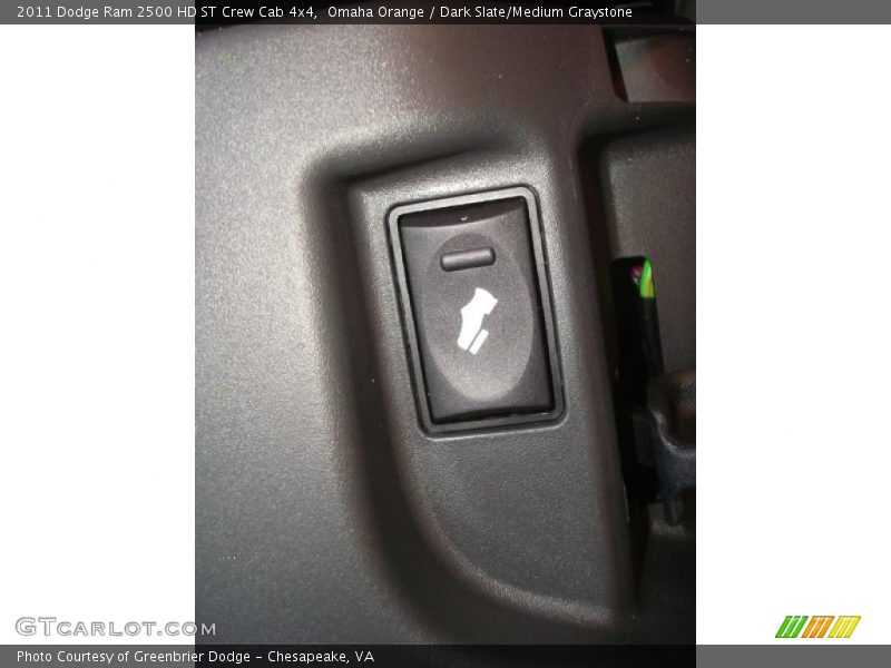 Omaha Orange / Dark Slate/Medium Graystone 2011 Dodge Ram 2500 HD ST Crew Cab 4x4