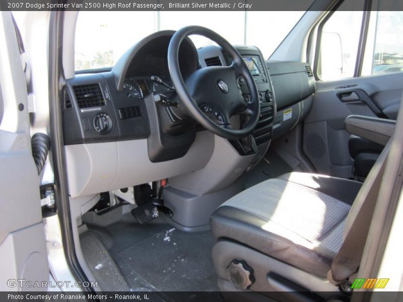 Brilliant Silver Metallic / Gray 2007 Dodge Sprinter Van 2500 High Roof Passenger