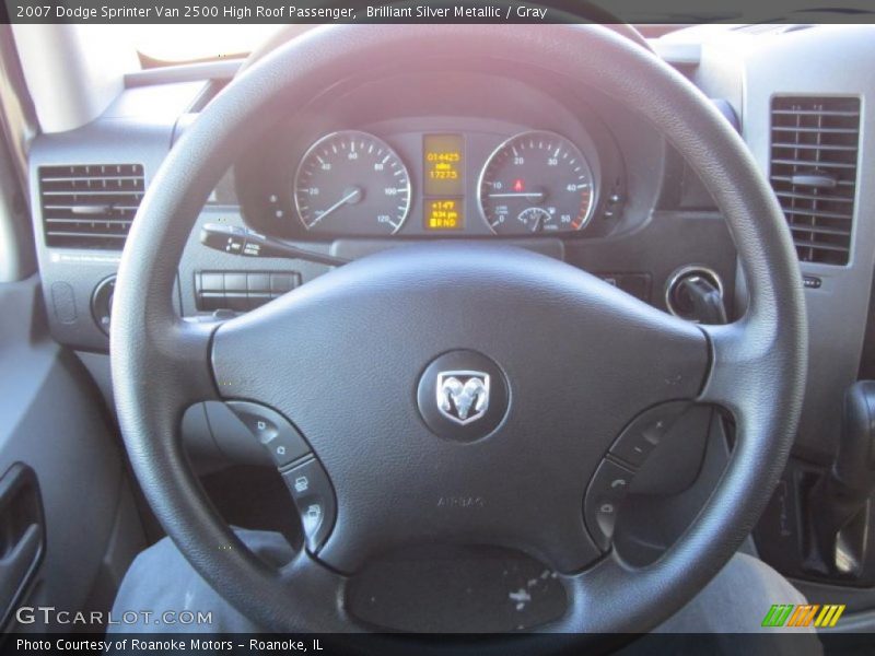  2007 Sprinter Van 2500 High Roof Passenger Steering Wheel