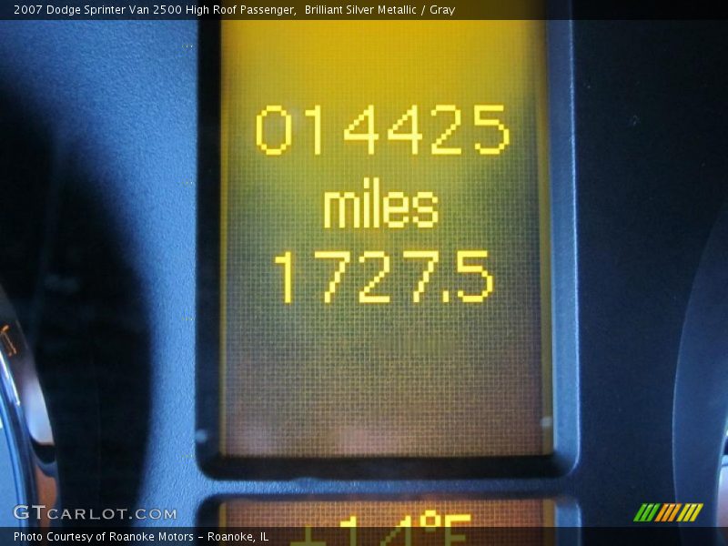 Brilliant Silver Metallic / Gray 2007 Dodge Sprinter Van 2500 High Roof Passenger