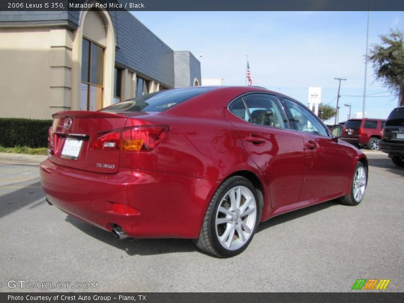 Matador Red Mica / Black 2006 Lexus IS 350
