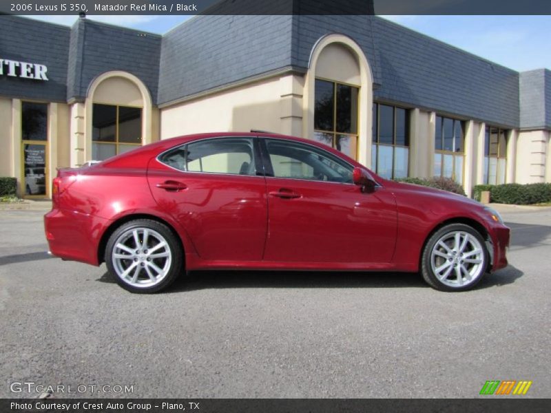 Matador Red Mica / Black 2006 Lexus IS 350