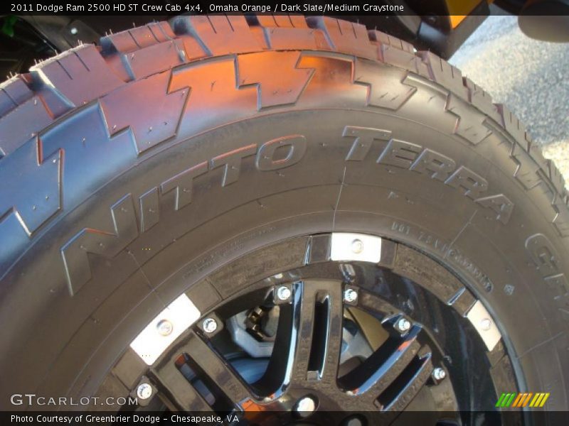 Omaha Orange / Dark Slate/Medium Graystone 2011 Dodge Ram 2500 HD ST Crew Cab 4x4