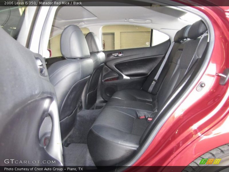 Matador Red Mica / Black 2006 Lexus IS 350