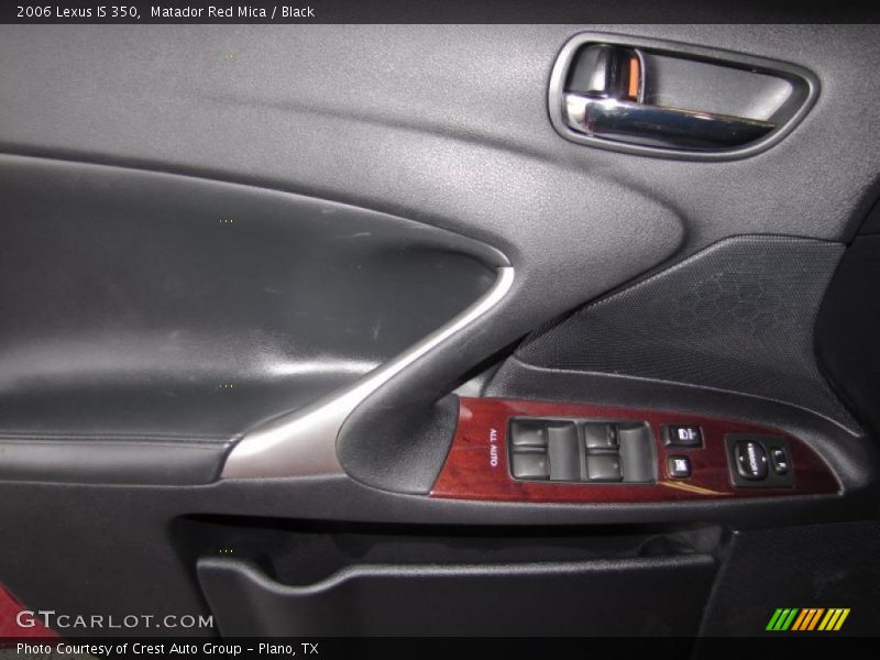 Matador Red Mica / Black 2006 Lexus IS 350
