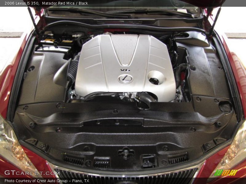 Matador Red Mica / Black 2006 Lexus IS 350