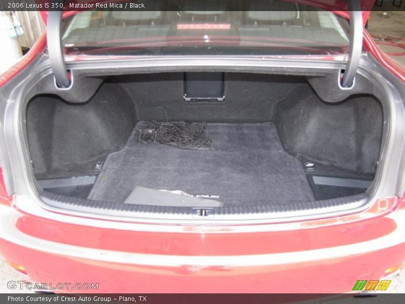 Matador Red Mica / Black 2006 Lexus IS 350