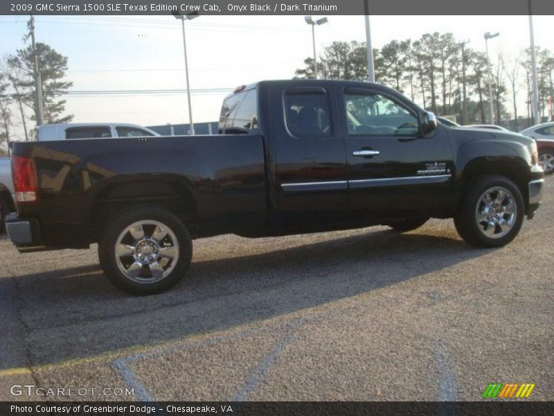 Onyx Black / Dark Titanium 2009 GMC Sierra 1500 SLE Texas Edition Crew Cab