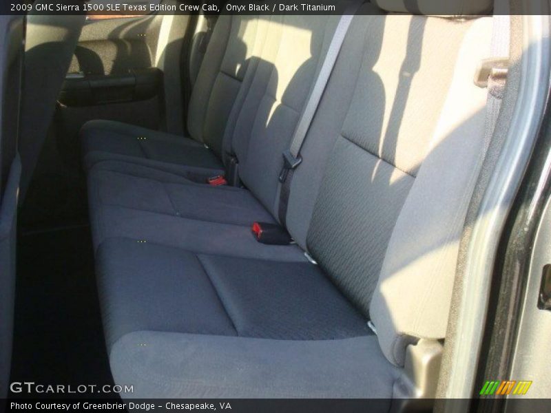 Onyx Black / Dark Titanium 2009 GMC Sierra 1500 SLE Texas Edition Crew Cab