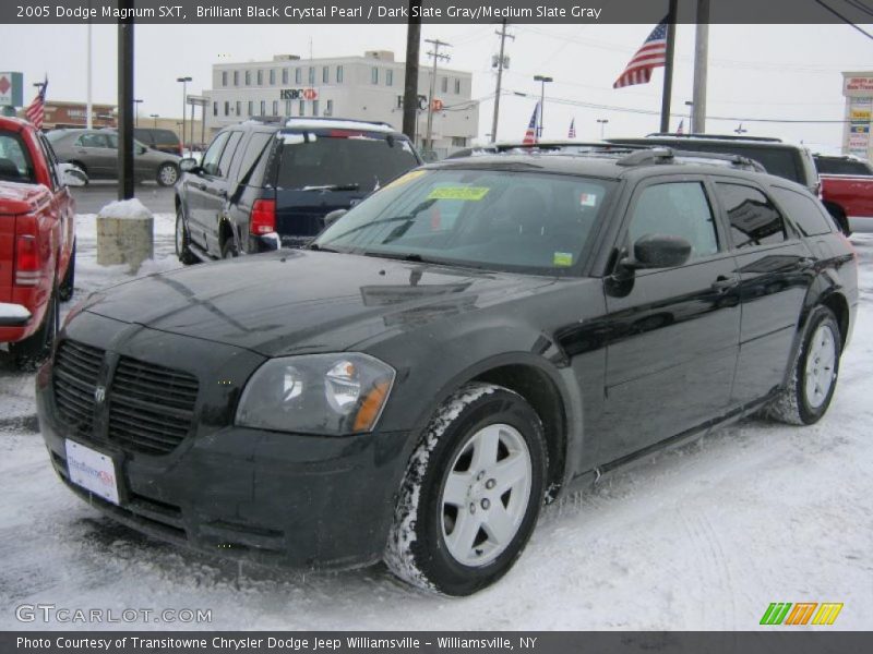 Brilliant Black Crystal Pearl / Dark Slate Gray/Medium Slate Gray 2005 Dodge Magnum SXT