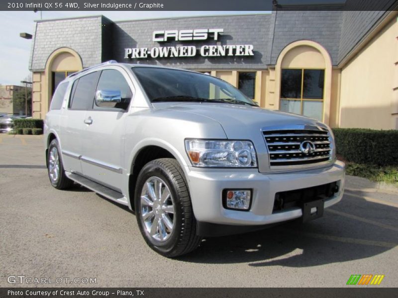 Silver Indulgence / Graphite 2010 Infiniti QX 56 4WD