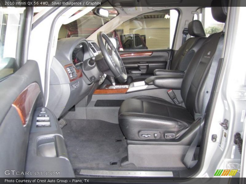 Silver Indulgence / Graphite 2010 Infiniti QX 56 4WD