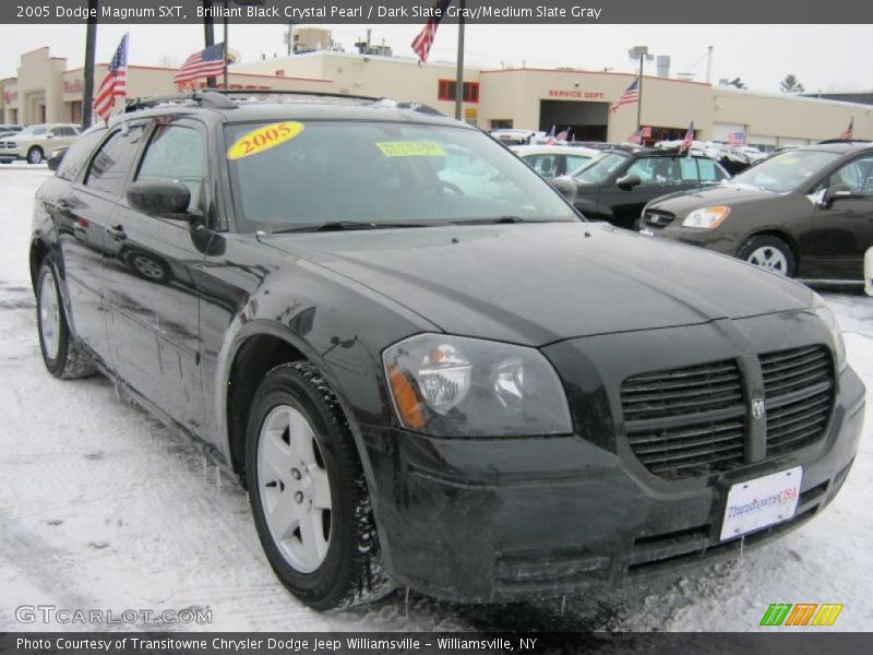 Brilliant Black Crystal Pearl / Dark Slate Gray/Medium Slate Gray 2005 Dodge Magnum SXT