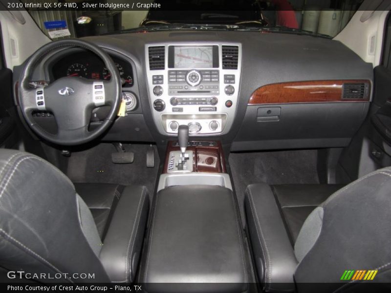 Dashboard of 2010 QX 56 4WD