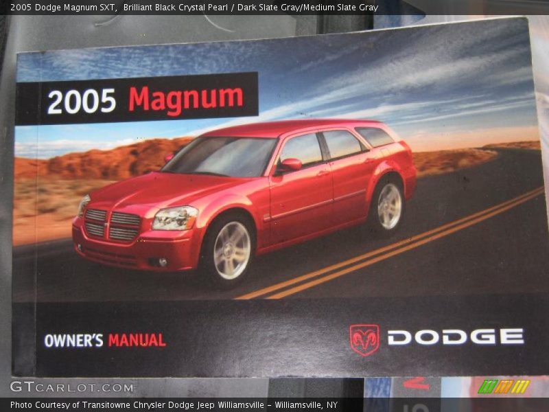 Brilliant Black Crystal Pearl / Dark Slate Gray/Medium Slate Gray 2005 Dodge Magnum SXT