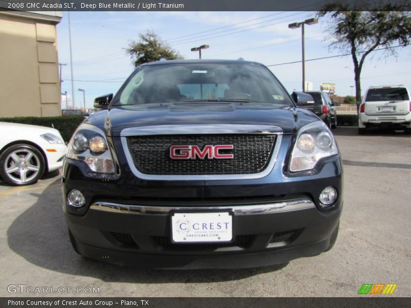 Deep Blue Metallic / Light Titanium 2008 GMC Acadia SLT