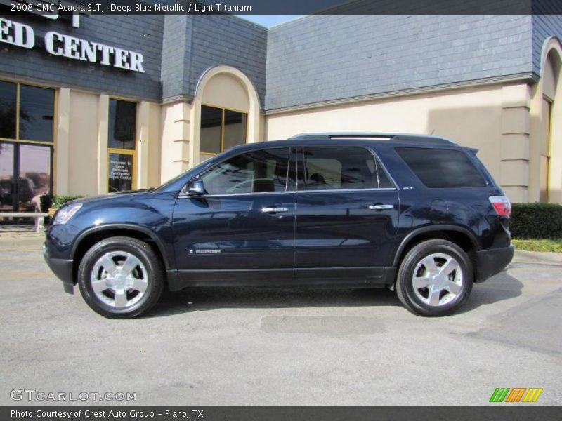 Deep Blue Metallic / Light Titanium 2008 GMC Acadia SLT