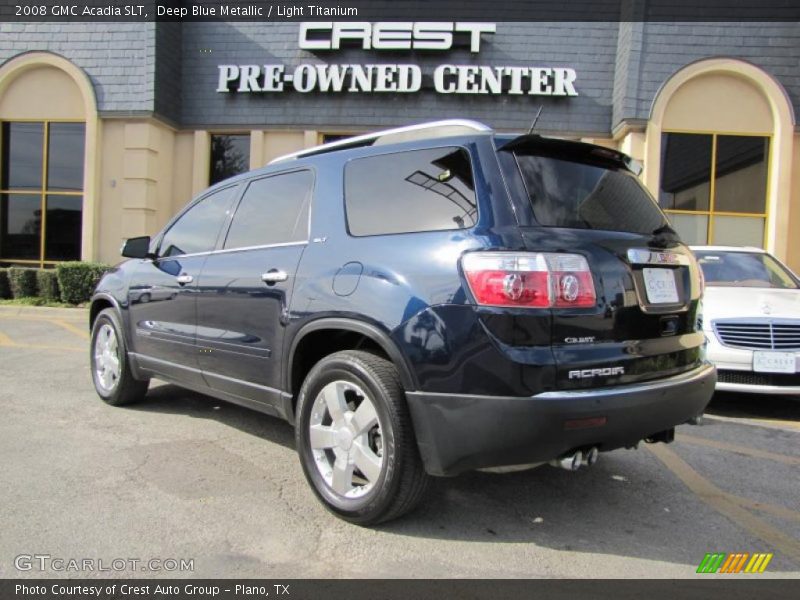 Deep Blue Metallic / Light Titanium 2008 GMC Acadia SLT