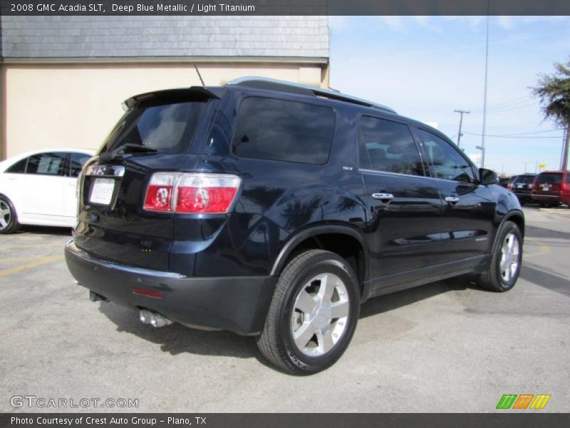 Deep Blue Metallic / Light Titanium 2008 GMC Acadia SLT