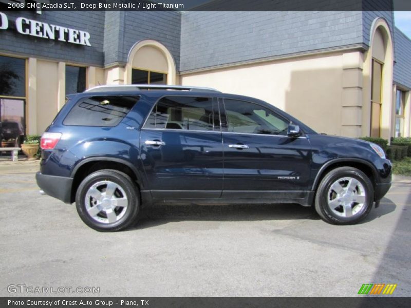 Deep Blue Metallic / Light Titanium 2008 GMC Acadia SLT