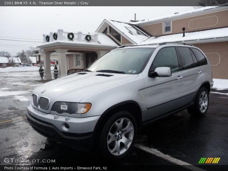 Titanium Silver Metallic / Grey 2001 BMW X5 4.4i