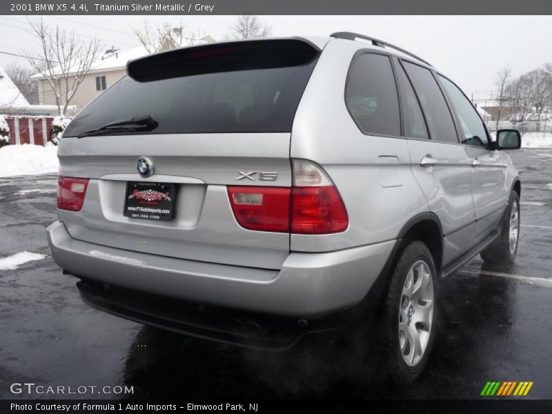 Titanium Silver Metallic / Grey 2001 BMW X5 4.4i