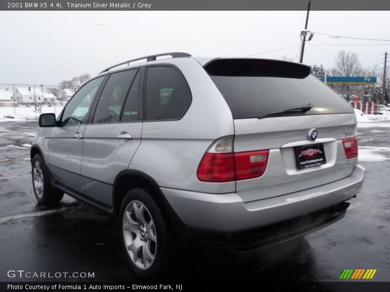 Titanium Silver Metallic / Grey 2001 BMW X5 4.4i