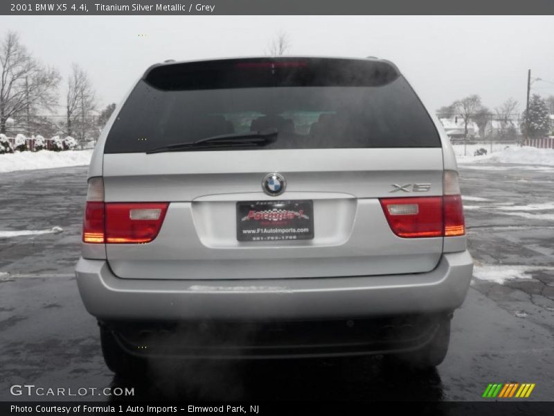 Titanium Silver Metallic / Grey 2001 BMW X5 4.4i