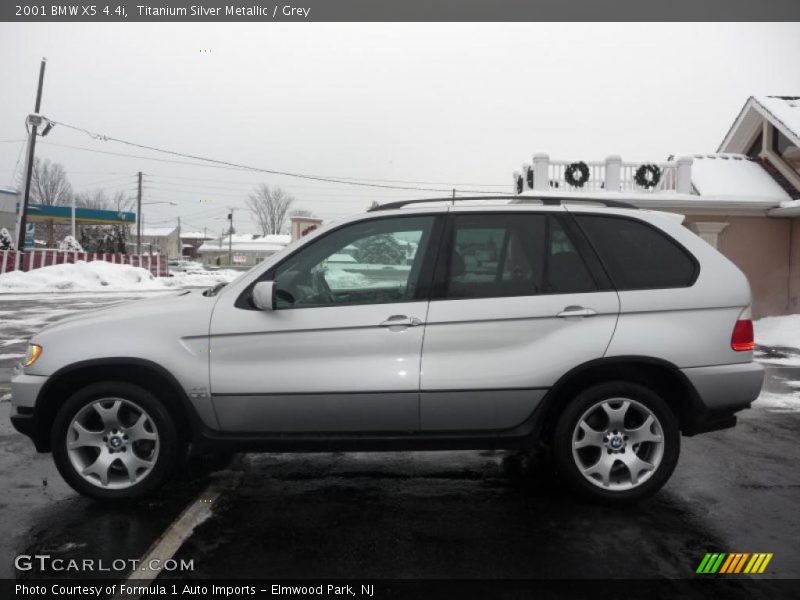 Titanium Silver Metallic / Grey 2001 BMW X5 4.4i