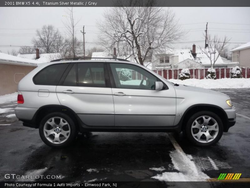 Titanium Silver Metallic / Grey 2001 BMW X5 4.4i