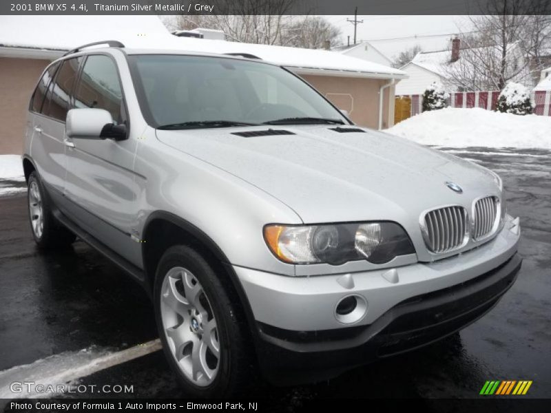 Titanium Silver Metallic / Grey 2001 BMW X5 4.4i