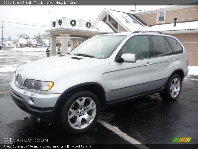 Titanium Silver Metallic / Grey 2001 BMW X5 4.4i