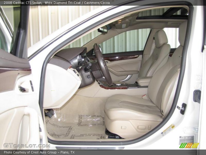 White Diamond Tri-Coat / Cashmere/Cocoa 2008 Cadillac CTS Sedan