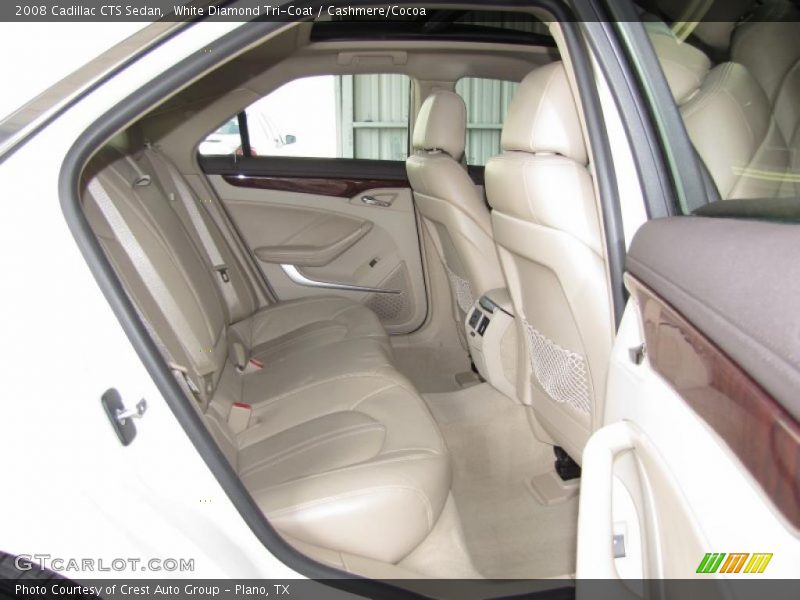 White Diamond Tri-Coat / Cashmere/Cocoa 2008 Cadillac CTS Sedan
