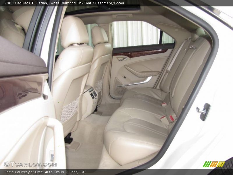 White Diamond Tri-Coat / Cashmere/Cocoa 2008 Cadillac CTS Sedan