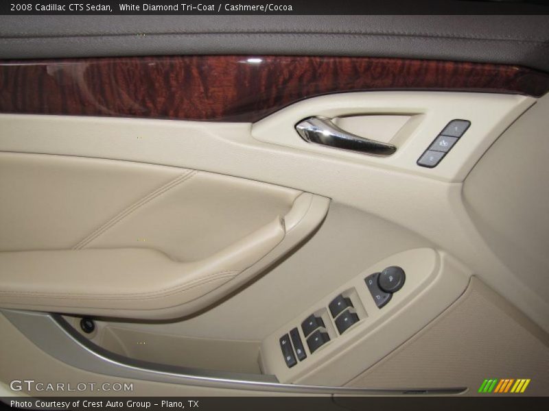 White Diamond Tri-Coat / Cashmere/Cocoa 2008 Cadillac CTS Sedan