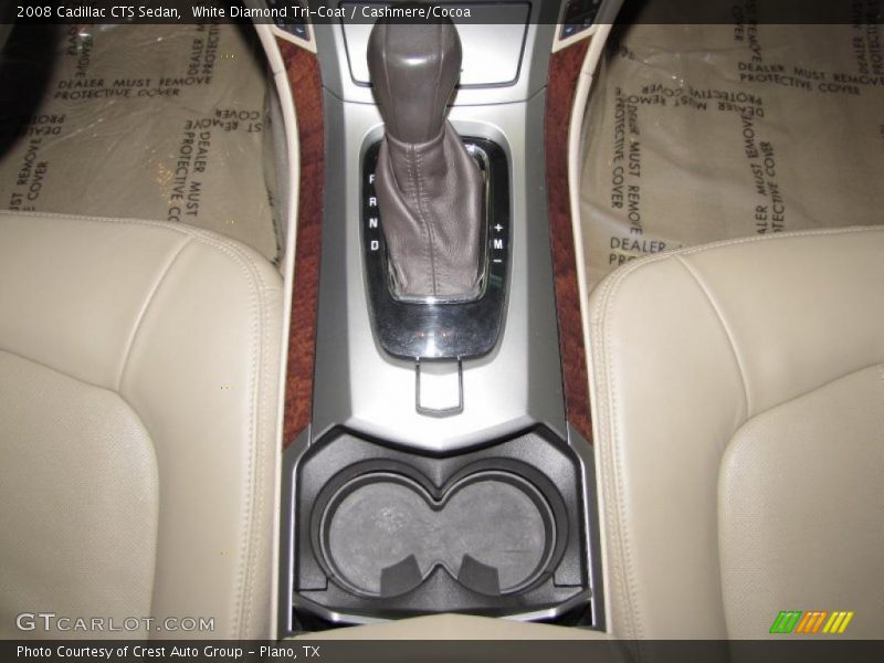 White Diamond Tri-Coat / Cashmere/Cocoa 2008 Cadillac CTS Sedan