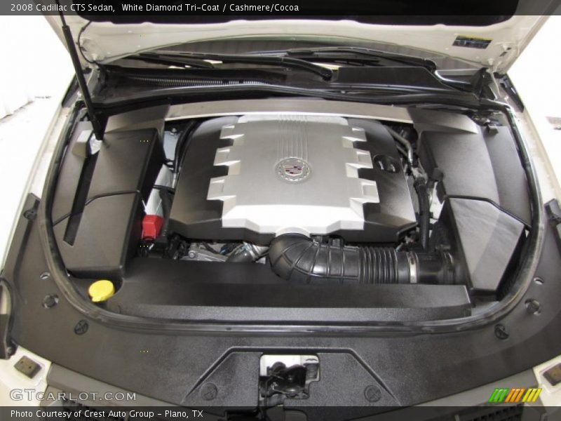 White Diamond Tri-Coat / Cashmere/Cocoa 2008 Cadillac CTS Sedan