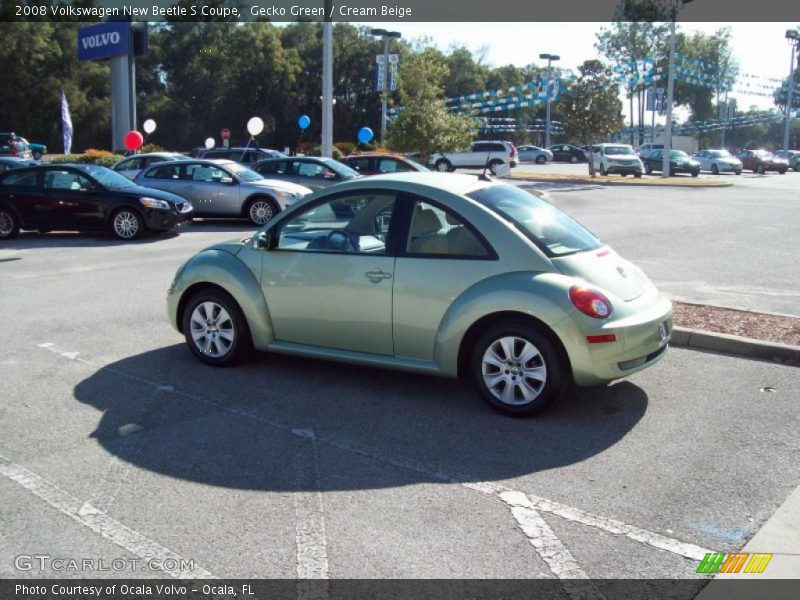 Gecko Green / Cream Beige 2008 Volkswagen New Beetle S Coupe