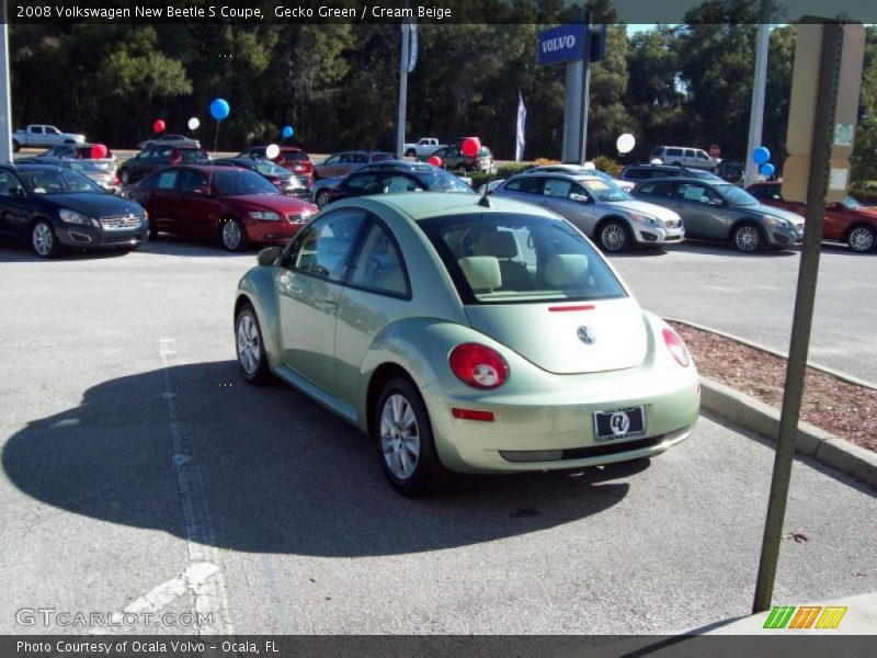 Gecko Green / Cream Beige 2008 Volkswagen New Beetle S Coupe