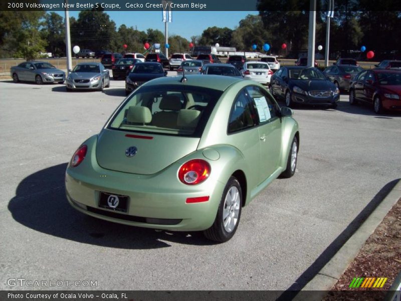 Gecko Green / Cream Beige 2008 Volkswagen New Beetle S Coupe